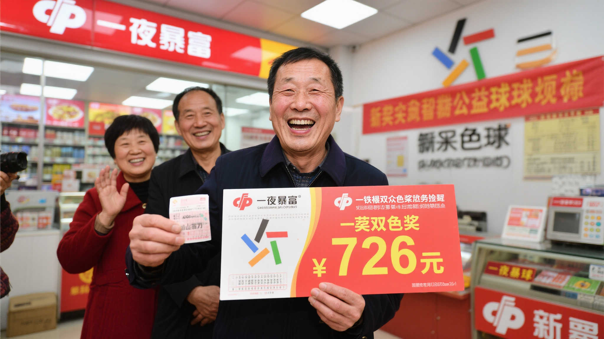 福彩忠实玩家揽双色球726万大奖 奖金全权交妻子管理