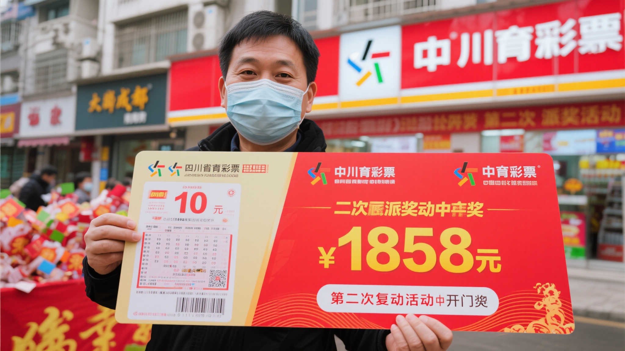 四川首位大奖得主现身：成都彩民喜领1858万元奖金