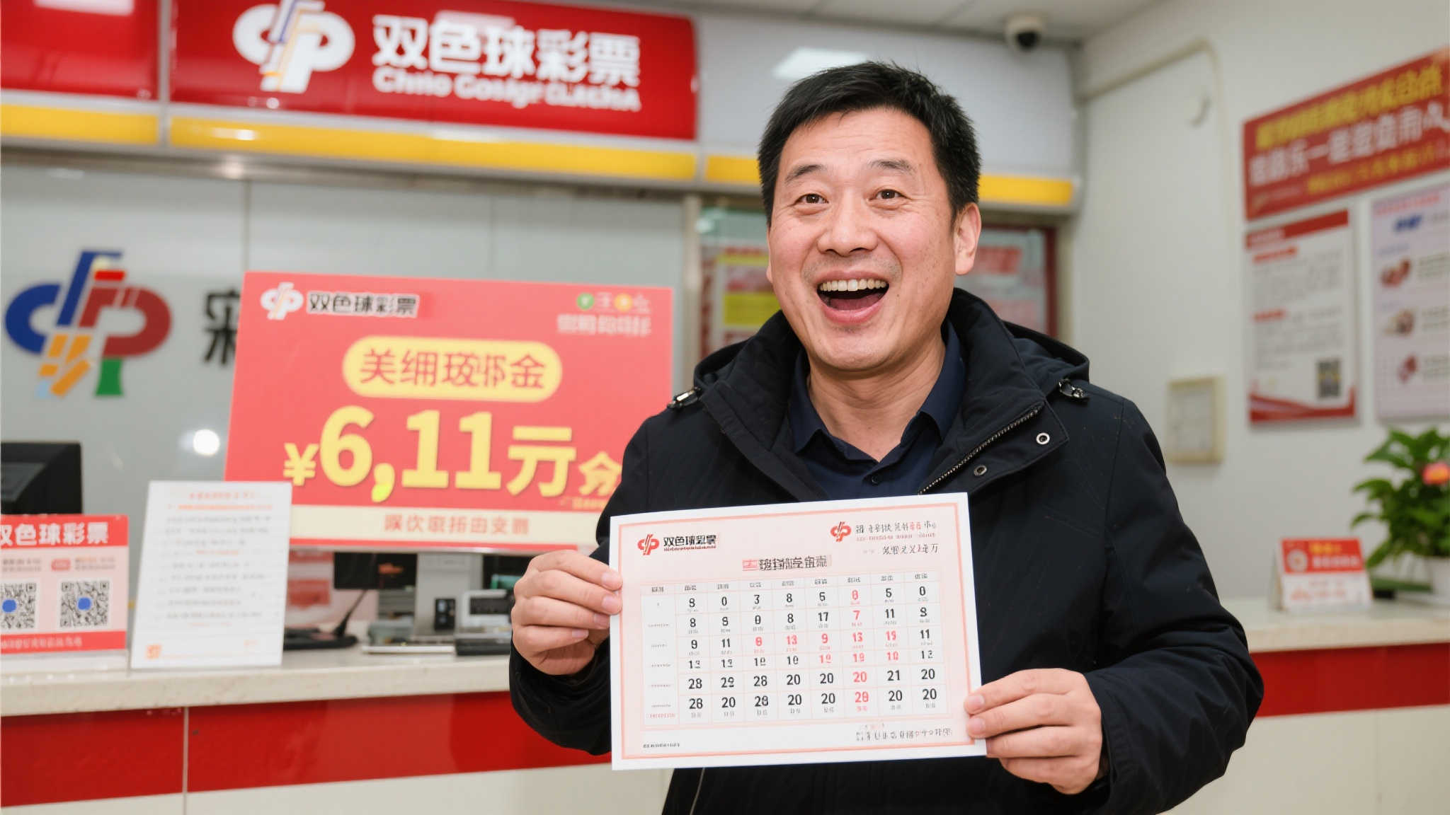 男子喜中双色球611万迅速领奖 透露曾获二等奖